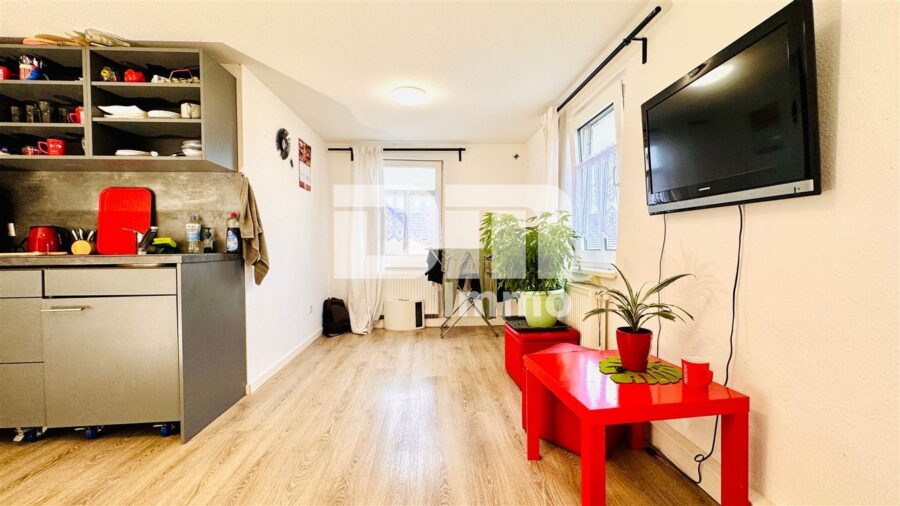 Modernes 2 Zimmer Apartment in umfassend saniertem Fachwerkhaus in gesuchter Lage - Wohn / Esszimmer / Offene Küche + Pantry